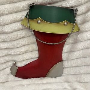 Southern Living At Home Metal Christmas Stocking Hanger Decoration